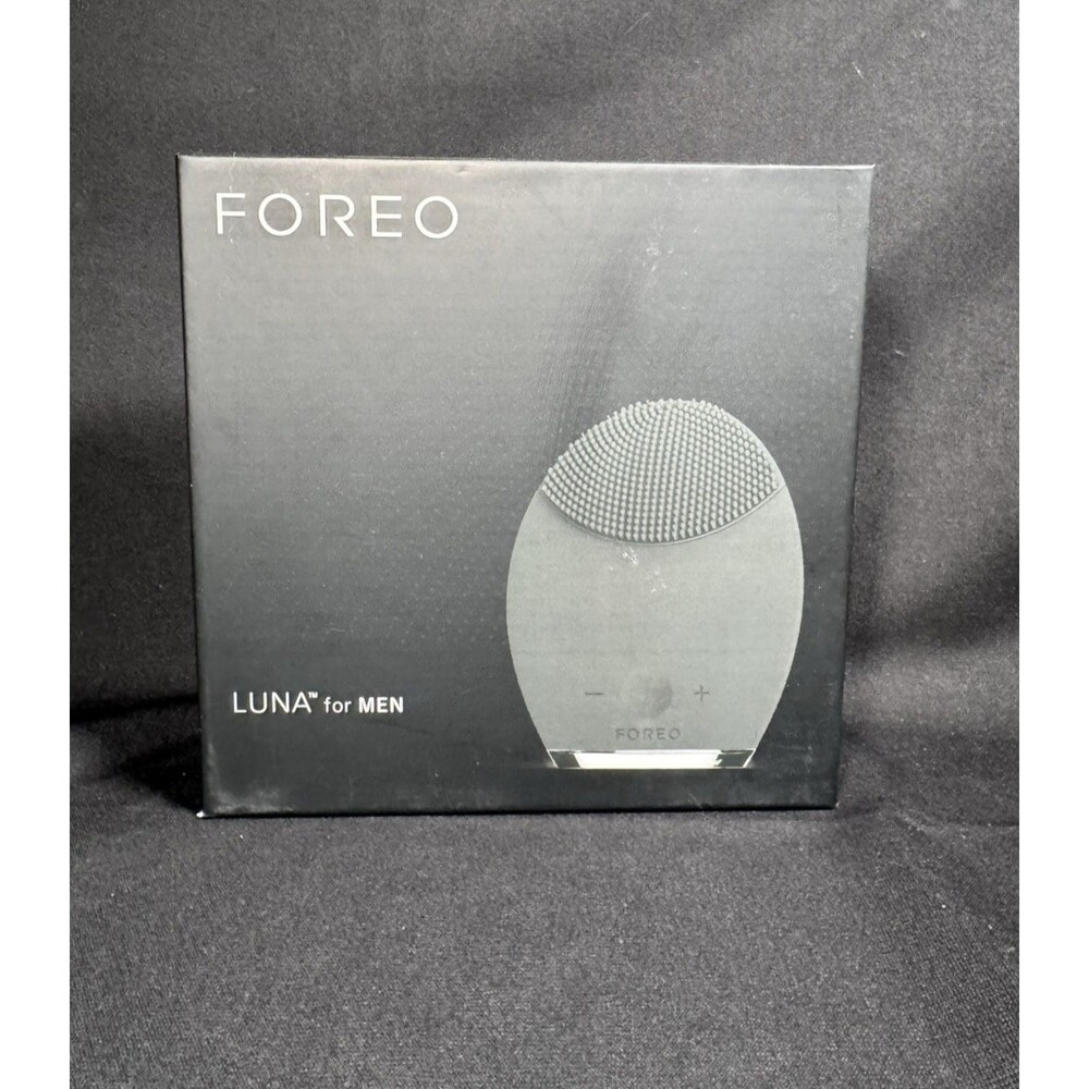 FOREO Luna Men's Smart Facial Cleansing & Anti-Aging Device - Black